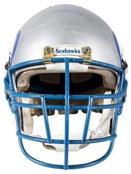 1986 Greg Gaines Game Used Seattle Seahawks Helmet 